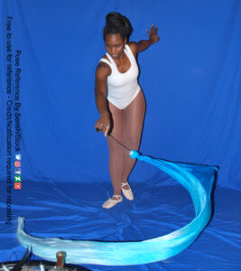 Water Magic Princess AP Veil Poi Pose Reference