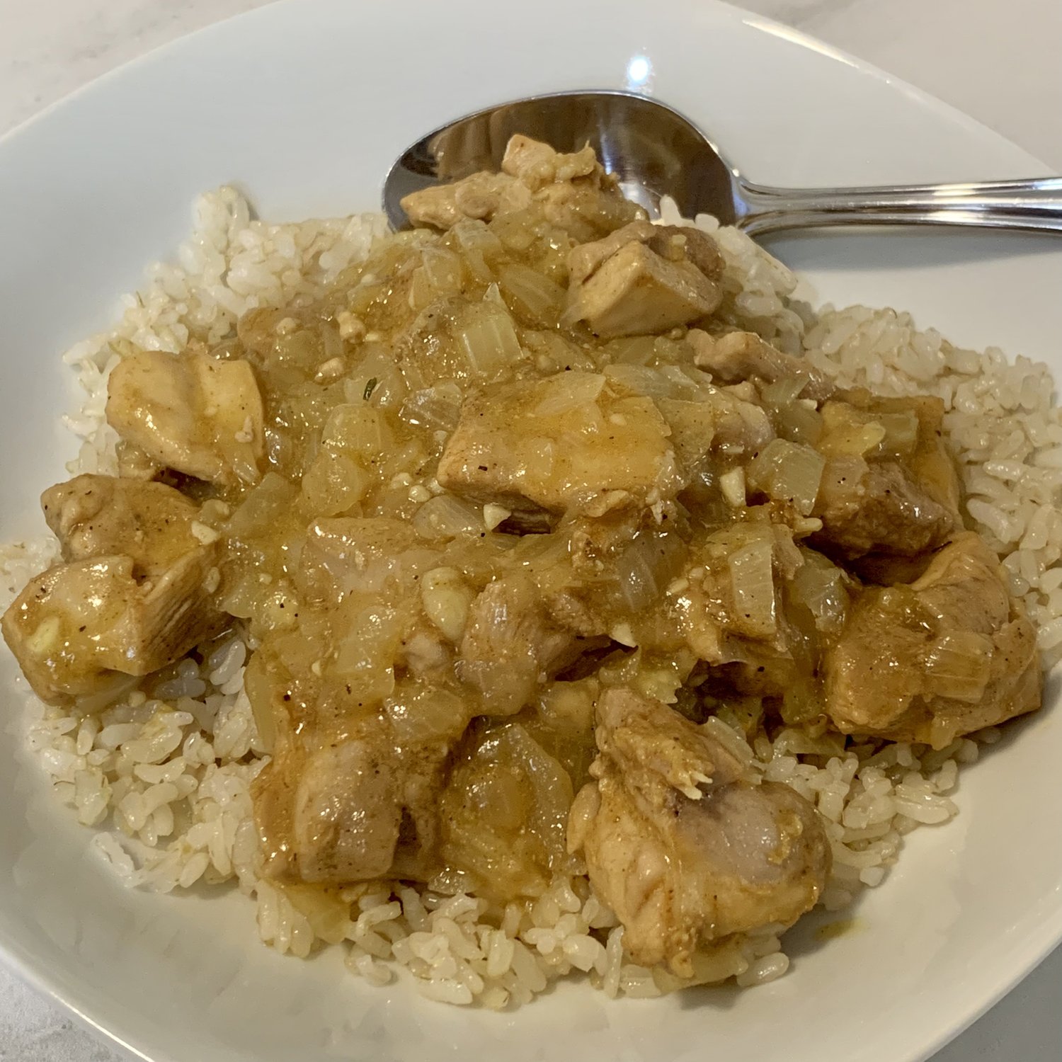 Chicken with Onions